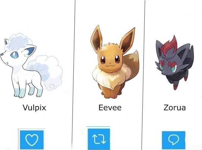 arkclaimer's tweet photo. what is the cutest fox Pokemon? https://t.co/7N2ZF8HI1q