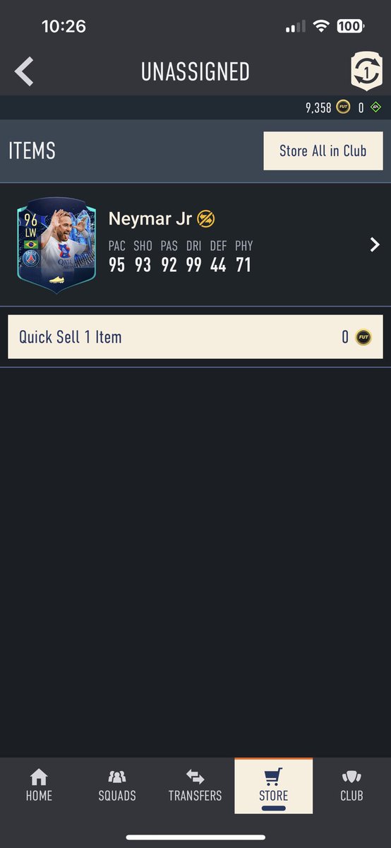 40 sbcs for camavinga and this pops up