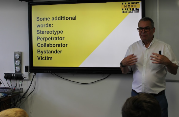 MarshlandHS's tweet photo. On Super Learning Day our year 8s took part in a personal identity linked to discrimination and stereotyping day, looking at leadership, confidence, racism and homophobia  #MHS #opportunities https://t.co/ImyhkByvpP