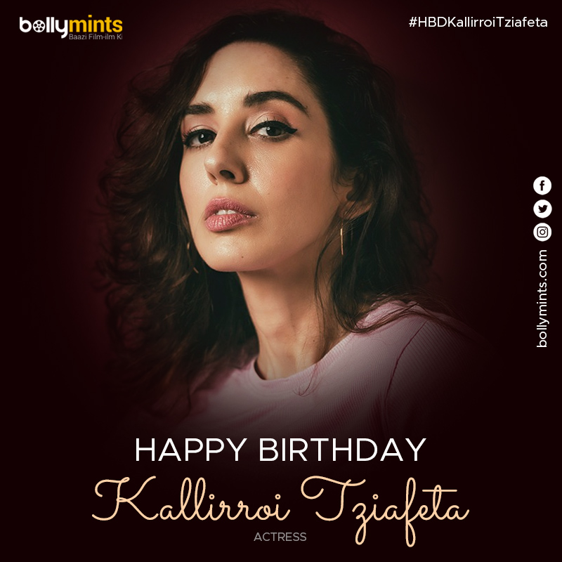 Wishing A Very Happy Birthday To Actress #KallirroiTziafeta !
#HBDKallirroiTziafeta #HappyBirthdayKallirroiTziafeta