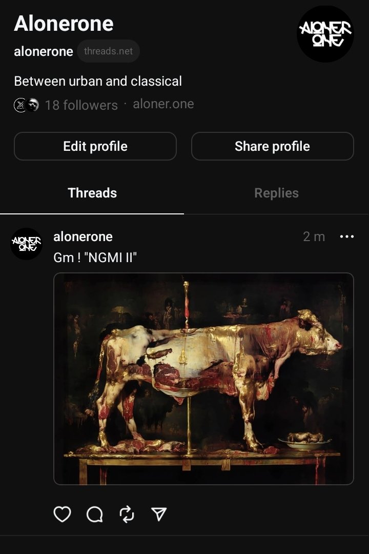 al_oner_one's tweet image. I&apos;m on threads