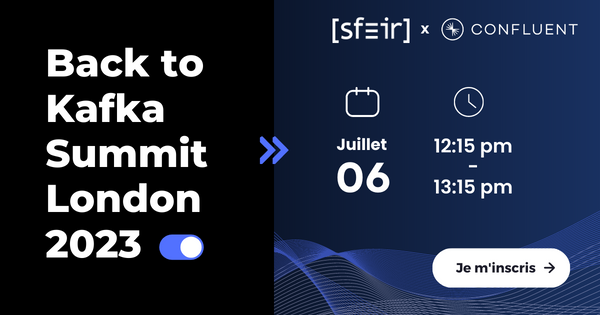 Kafka Summit London 2023 : le débrief par SFEIR 🇬🇧 Dernières minutes pour s'inscrire ! Nos experts Kafka seront accompagnés de @fredataflow, Solutions Engineer chez #Confluent pour débriefer de toutes les nouveautés et annonces #Kafka Inscriptions 👉 bit.ly/3PLsKNx