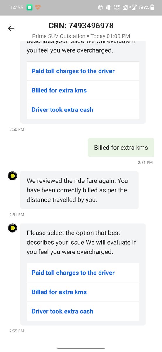 poojamitra88's tweet photo. @ola_supports How is it possible to cover 800kms in 2 hours? Charging me 20k for a ride that should cost 2500 is cheating customers. On top of that, there is no way to talk to your support team, as you are not allowed to even talk to any support team. Harassing customers. https://t.co/em8pZ6AYyM