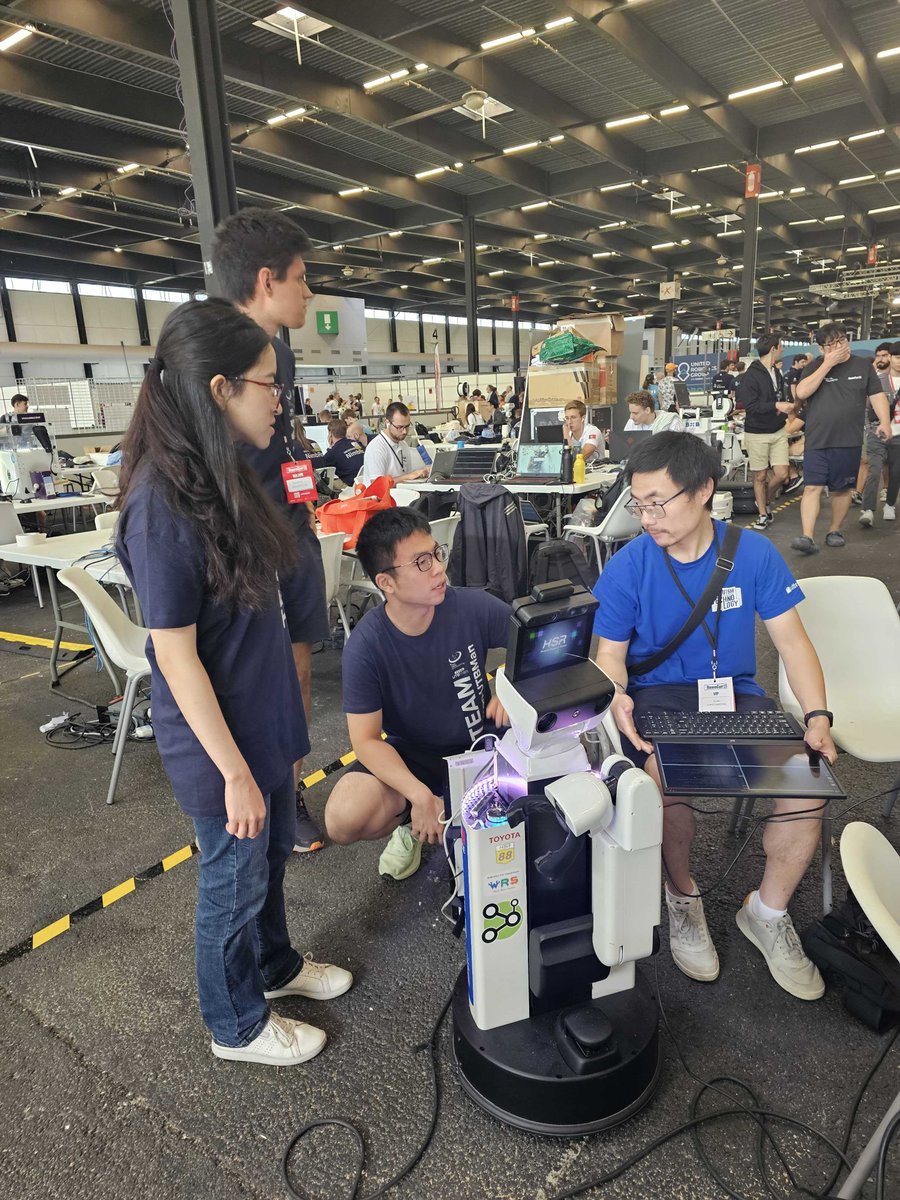 oxfordrobots's tweet photo. Wishing all the best to Team ORIon-UTBMan as they compete at #RoboCup2023 in France! 🤖✨ After two days of rigorous testing and preparation, this incredible joint robotics team from @UniofOxford and UTBMan is ready to shine🚀💪 #TeamORIonUTBMan https://t.co/6AsXxUHgN9