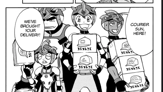 HE'S GOT HIS OWN DELIVERY GANG WOOO 