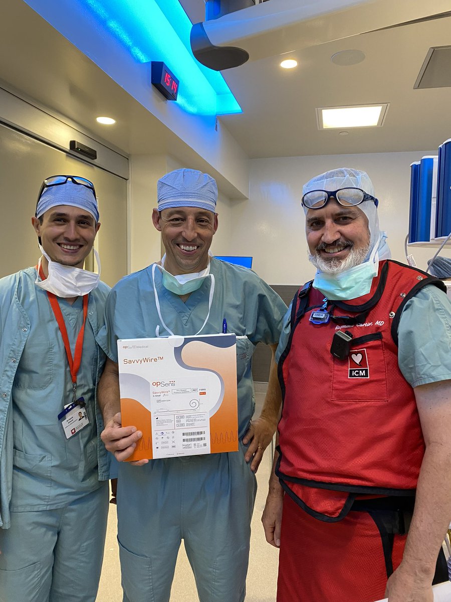 Reda Ibrahim (@redibr) on Twitter photo Nice live valve-in-valve case at Montreal Heart yesterday with the Savvywire. No wire exchange. Perfect result after post-dilatation.The case fast, safe and effective. Thanks to my partner Dr Cartier, our fellow Ahmad and the entire team!!!
<a href="/MedStream360/">MedStream360</a>
@OpsensMedical Nice live valve-in-valve case at Montreal Heart yesterday with the Savvywire. No wire exchange. Perfect result after post-dilatation.The case fast, safe and effective. Thanks to my partner Dr Cartier, our fellow Ahmad and the entire team!!!
<a href="/MedStream360/">MedStream360</a>
@OpsensMedical