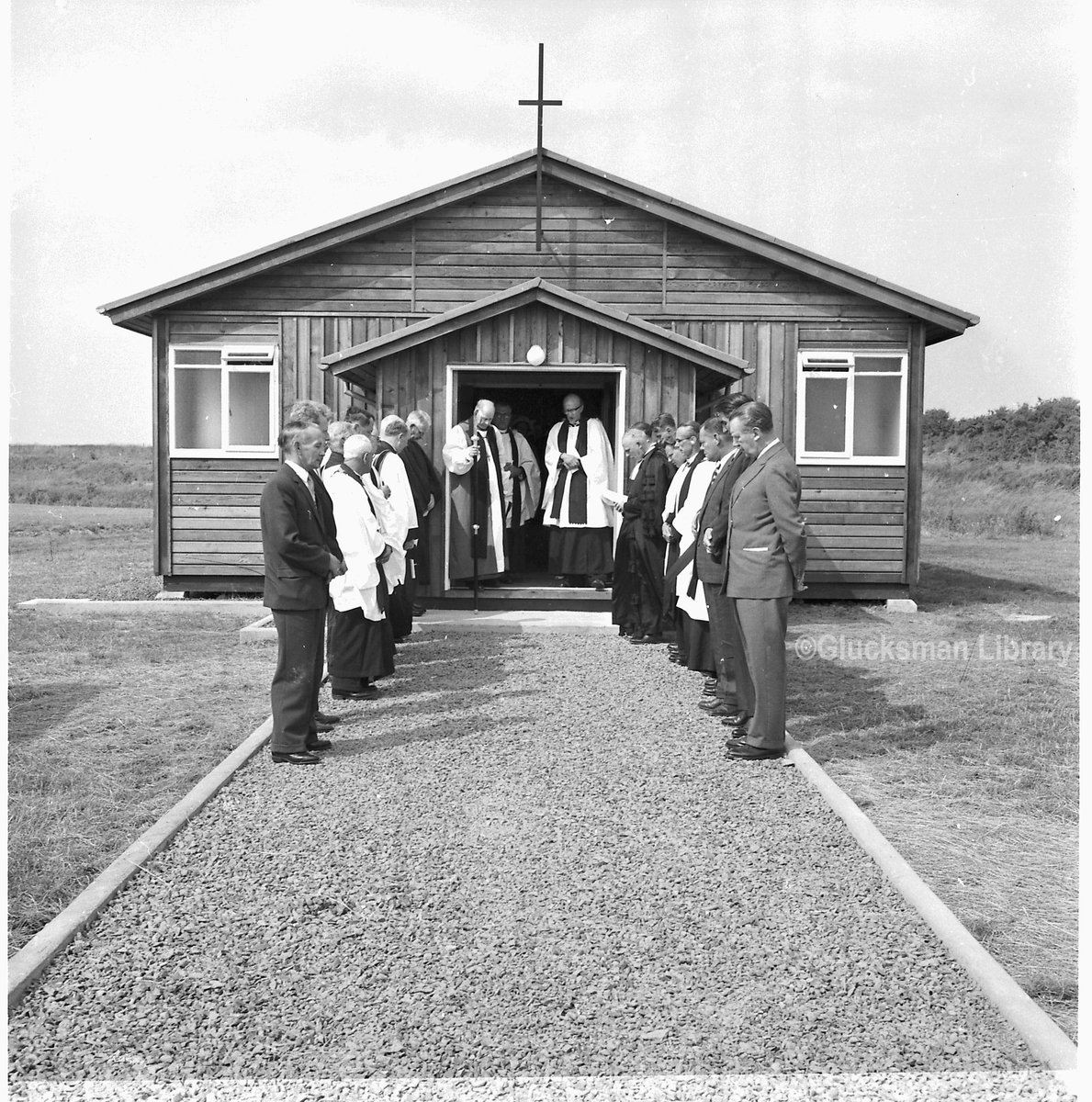 UL_SpecColl's tweet photo. OTD in 1962, #Shannon town’s first purpose-built church, Christ Church, opened. This church remained in use for 48 years, until a fire in 2010. Image from the #ShannonDevelopmentArchive part of the @wellcometrust funded New Jerusalems project #NewTownArchives @ShannonHeritage https://t.co/NXuqn895kX