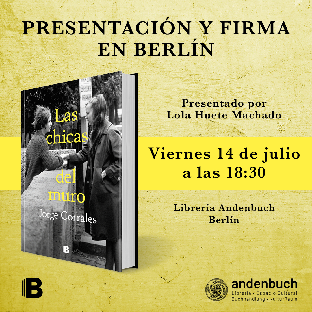 No hay nada como volver a casa.

Si hay un sitio donde me apetecía presentar mi novela era en Berlín. Sueño conseguido.

El próximo viernes 14 nos vemos en la librería Andenbuch.

¿Un retuit para que se entere la gente de Berlín?