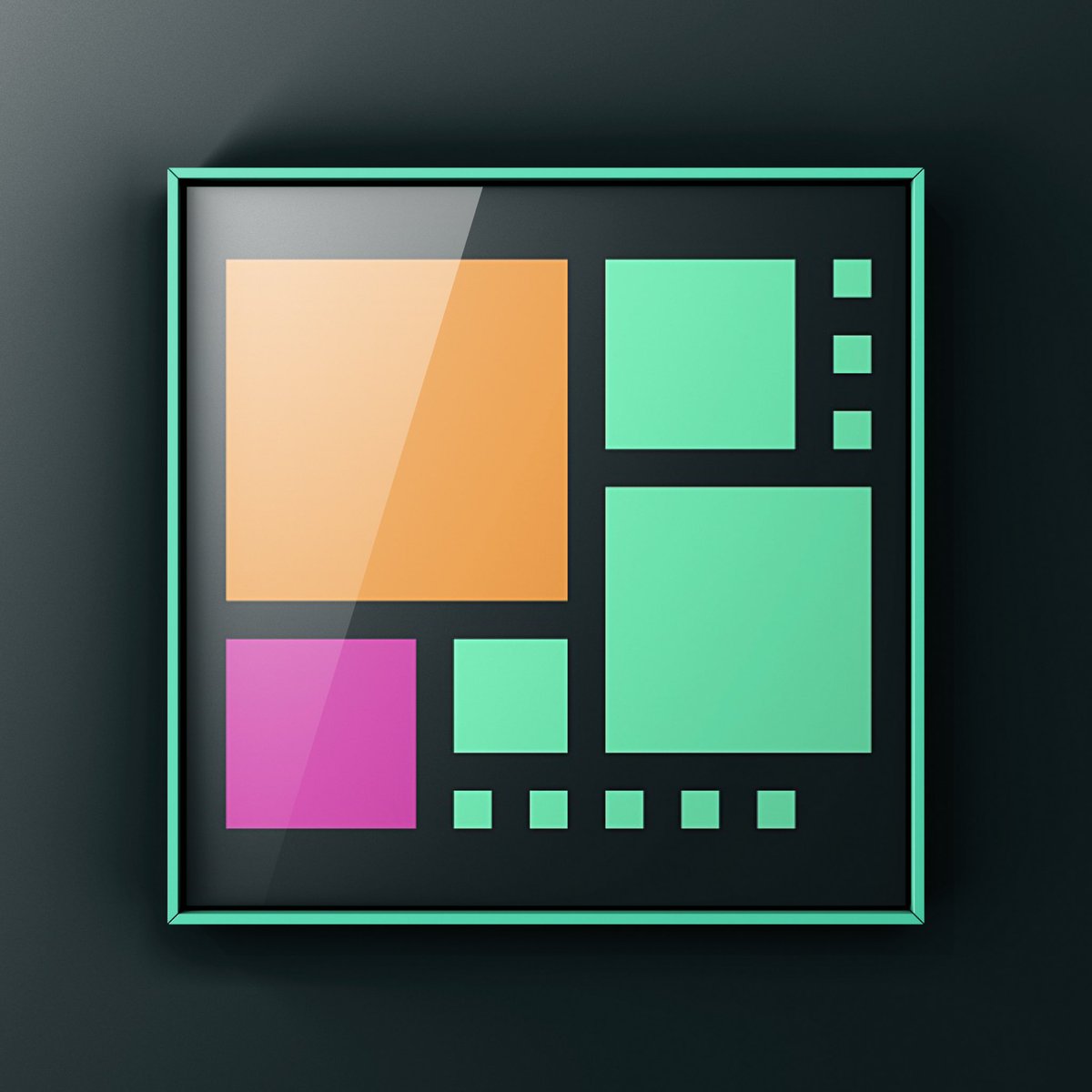 sato2nakamoto's tweet image. Bitmap Mondrian という発想、人によっていろんな見方、発想が楽しめるのもbitmapの魅力ですね。#bitfeed