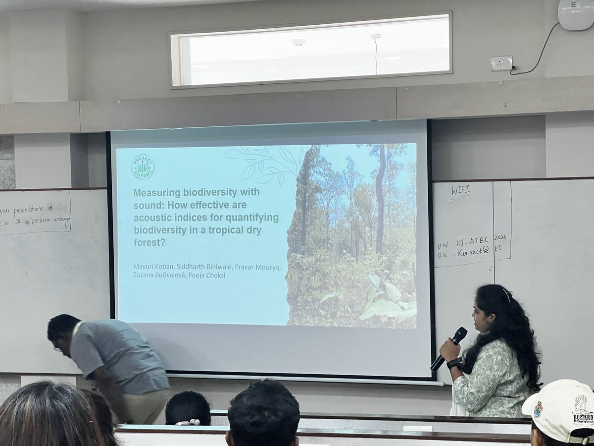 OAcevedoCharry's tweet photo. Acoustic indices do not represent biodiversity measure (species richness) in dry forests of India… the patterns could be there, but the mechanism are the species sound! @mayurikotian22 great talk, looking forward for the paper in review @Poojation @z_burivalova https://t.co/ulmgUX2ULm