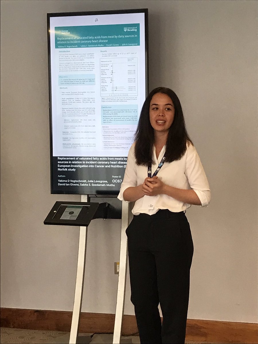 Julie Lovegrove (@j_lovegrove) on Twitter photo Great presentations by <a href="/YVogtschmidt/">Kim Vogtschmidt</a> from <a href="/UniRdg_HSU/">Hugh Sinclair HNU</a> on reduced risk of CVD when processed meat is substituted with dairy in modelled EPIC data <a href="/NutritionSoc/">Nutrition Society</a> #NSSummer23 <a href="/UniRdg_FNS/">Food & Nutrition</a> <a href="/UniRdg_PhD/">Doctoral and Researcher College, Uni of Reading</a> Great presentations by <a href="/YVogtschmidt/">Kim Vogtschmidt</a> from <a href="/UniRdg_HSU/">Hugh Sinclair HNU</a> on reduced risk of CVD when processed meat is substituted with dairy in modelled EPIC data <a href="/NutritionSoc/">Nutrition Society</a> #NSSummer23 <a href="/UniRdg_FNS/">Food & Nutrition</a> <a href="/UniRdg_PhD/">Doctoral and Researcher College, Uni of Reading</a>