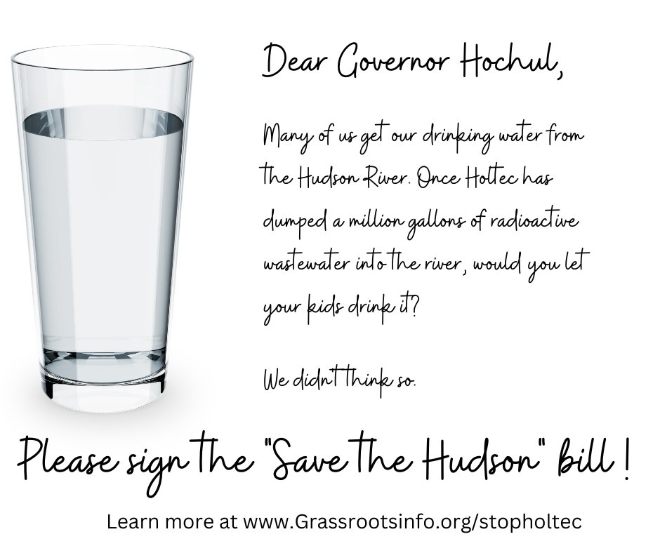 ellenweininger's tweet photo. @GovKathyHochul Sign the Save the Hudson bill today! https://t.co/f95N2Vpcut