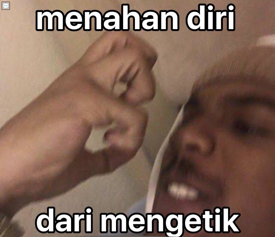 Hmm, sedang memantau masyarakat fomo thread iG yg blom pernah main twt 😌✋🏻 Wkwkwk