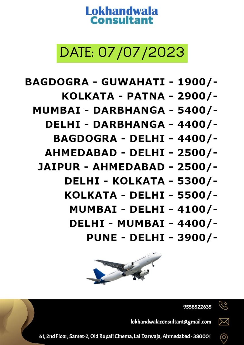 Contact us for domestic and international flight ticket booking
#GatewayToGoodness #lokhandwalaconsultant #ahmedabad #ahmedabadairport #SVPIA #aviation
#aviationlovers #airindia #travelagent #traveller #tourism #uaevisa #dubaivisa #MSDhoni #Canada