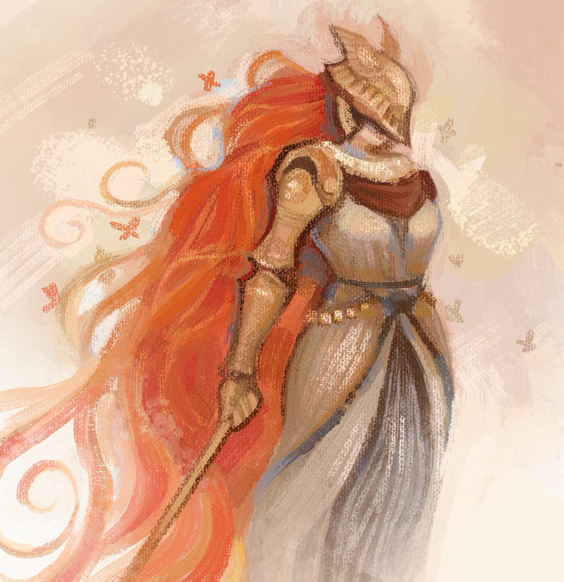 BuckeeraArt's tweet photo. testing some brushes #ELDENRING https://t.co/hKYg8YCshC