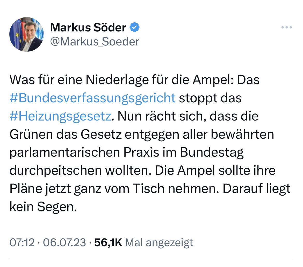 OliverGottwald's tweet photo. In 94 Tagen ist Landtagswahl in Bayern. Es ist der blaubraune Populismus, der unserer Demokratie am meisten schadet. Bitte genau hinschauen, wer hier wessen Sprache übernimmt. #noafd https://t.co/HT6IJzmIyc