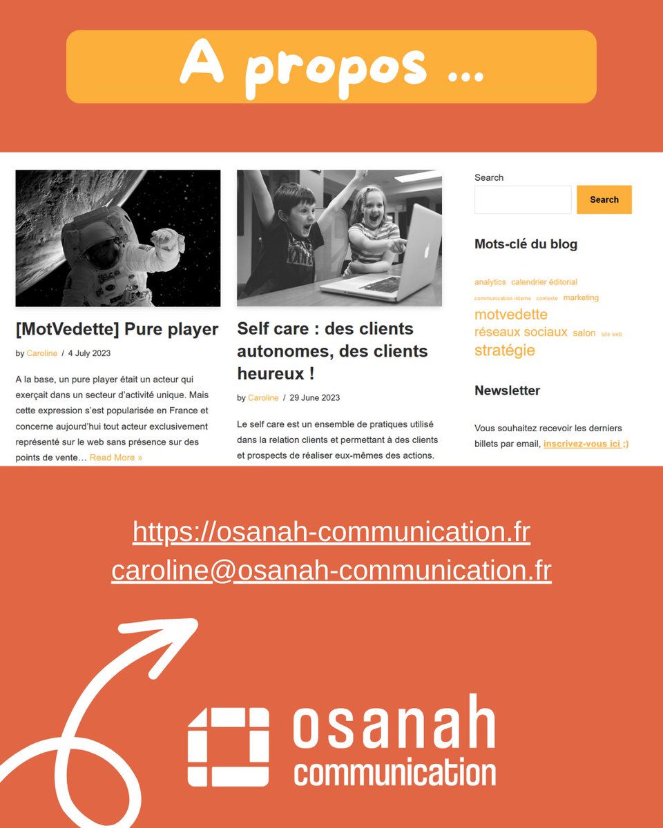 CaroChanlon's tweet photo. 📝 Il y qqs semaines, j'ai publié "La newsletter est-elle has been ?", question à laquelle j'ai  bien entendu répondu .... NON 💌 Aussi, j'ai décidé de mettre en  pratique ce conseil et je vous propose de vous abonner à la newsletter osanah communication 😉https://t.co/TuAQIzUHLh https://t.co/gP2tX4dvuK