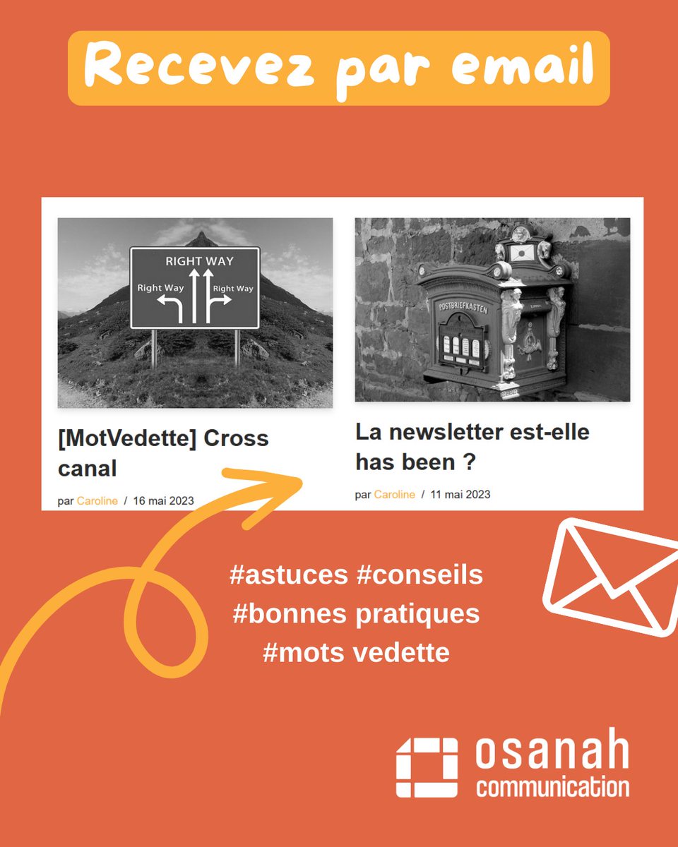 CaroChanlon's tweet photo. 📝 Il y qqs semaines, j'ai publié "La newsletter est-elle has been ?", question à laquelle j'ai  bien entendu répondu .... NON 💌 Aussi, j'ai décidé de mettre en  pratique ce conseil et je vous propose de vous abonner à la newsletter osanah communication 😉https://t.co/TuAQIzUHLh https://t.co/gP2tX4dvuK