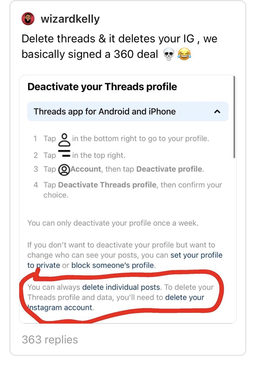 First thing I see on Threads…