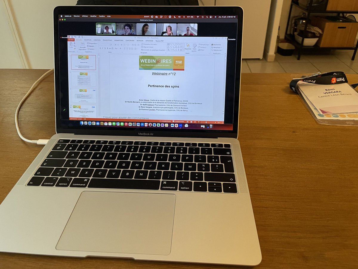 #RAPIAT : participation au Webinaire <a href="/laFHF/">FHF</a> « Pertinence des soins » avec @rudychouvel pour donner les clefs à tous pour améliorer la pertinence des soins, pour des pratiques plus écologiques, sobres et responsables !