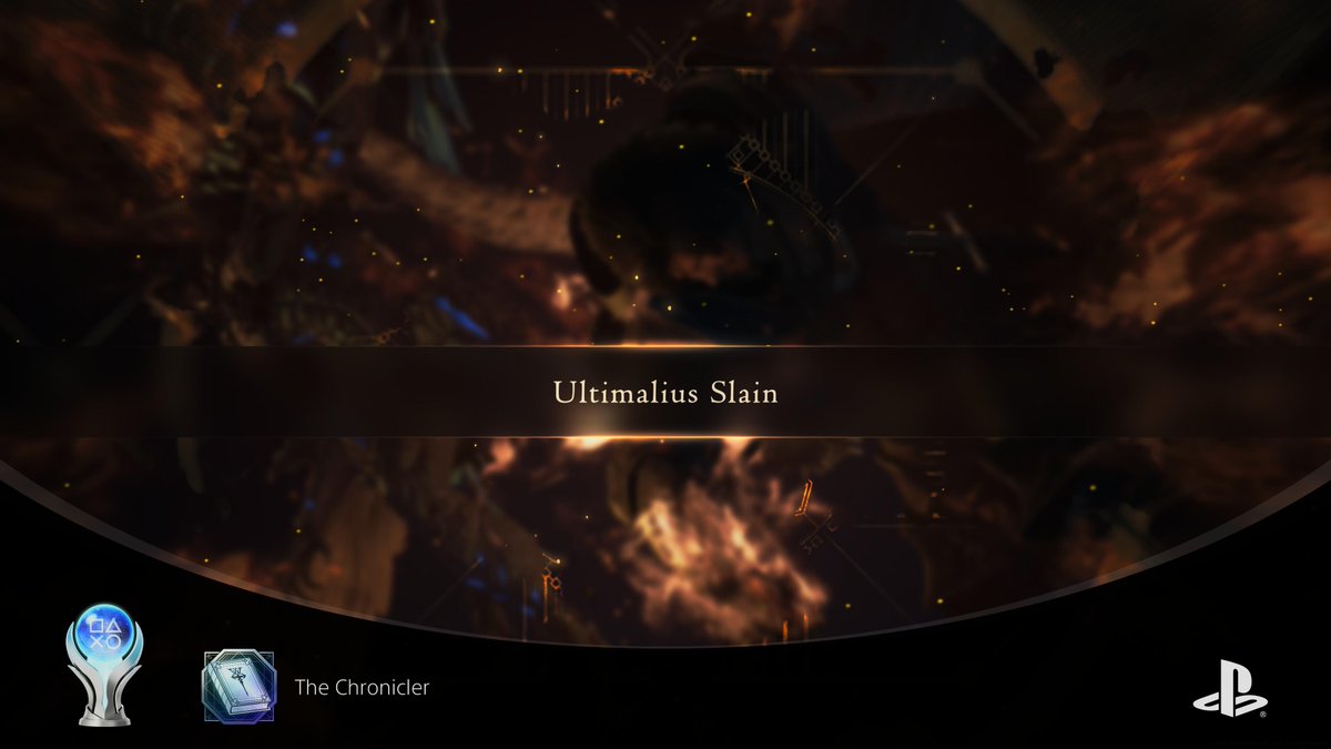Ramp_Dance44's tweet photo. FINAL FANTASY XVI
The Chronicler (PLATINUM)
#PlayStationTrophy #PS5Share, #FINALFANTASYXVI https://t.co/f4JRt53JZK