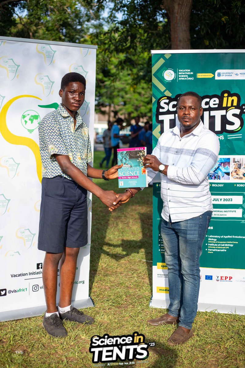 visafric1's tweet photo. We presented books donated to us by @EPPBookServices to the schools and some students.
#day2
#scienceintent
#stemfair
#stemeducation
#stemlearning https://t.co/QPidfAHGWq