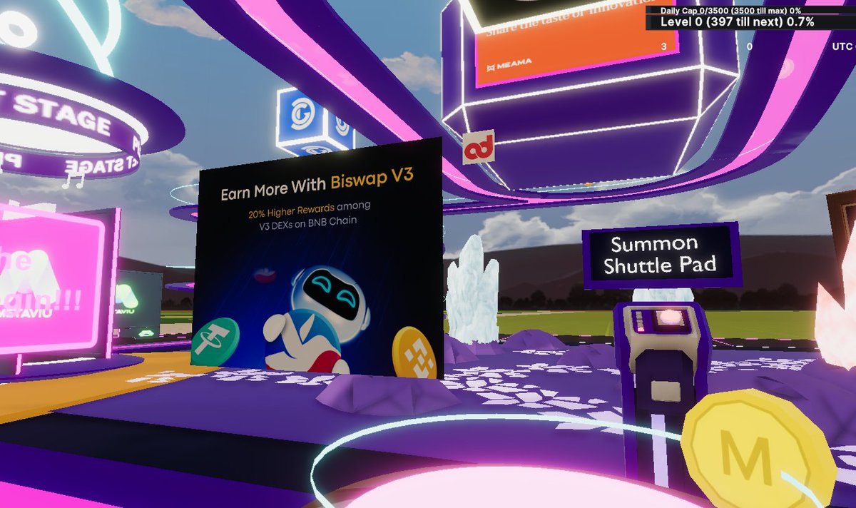 🏙<a href="/Biswap_Dex/">Biswap</a> in the new Metaverse!

Decentraland is a decentralized metaverse with a social world for creating &amp; monetizing your content.

Reaching out to players in DCL:
👉decentraland.org

Run the advertising campaigns in Decentraland with $ADS and <a href="/adsharesNet/">Adshares</a>!