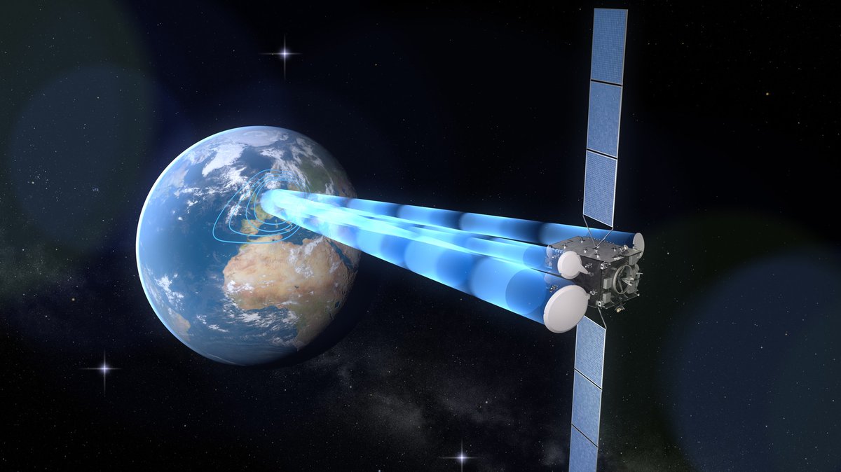 TesatSpacecom's tweet photo. 🚀H2SAT, a German communication satellite funded by the @DLR_SpaceAgency was successfully launched tonight from Kourou, French Guiana.

#TeamTESAT is proud to have contributed to this important mission with the design, development and system integration of the payload. #H2SAT https://t.co/GFoWgN8XBO