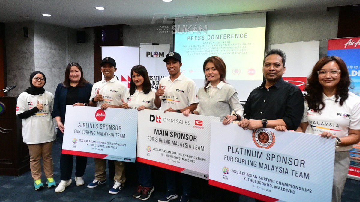 FlashSukan's tweet photo. Sidang media Persatuan Luncur Ombak Malaysia yang diadakan di Saujana Golf & Country Club.
#SurfingMalaysiaAssociation #PersatuanLuncurOmbakMalaysia #PLOM https://t.co/LLo0TSdwTh
