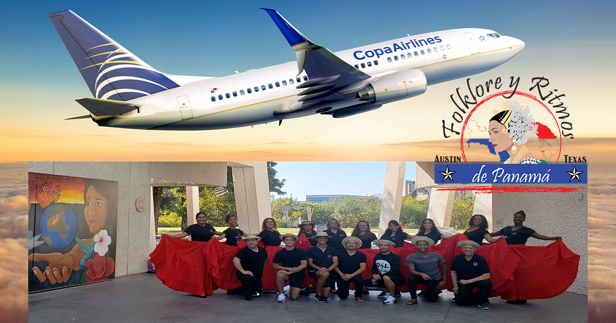 Panamaenaustin's tweet image. 🎉✈️ Join Folklore y Ritmos de Panama as we celebrate the inauguration of Copa Airlines' new nonstop service from Austin to Panama City on July 6, 2023!
Find out more at panamaenaustin.com/copa-airlines-…
#CopaAirlinesAustinLaunch #Panamaenaustin #DancePerformance #AustinEvent
