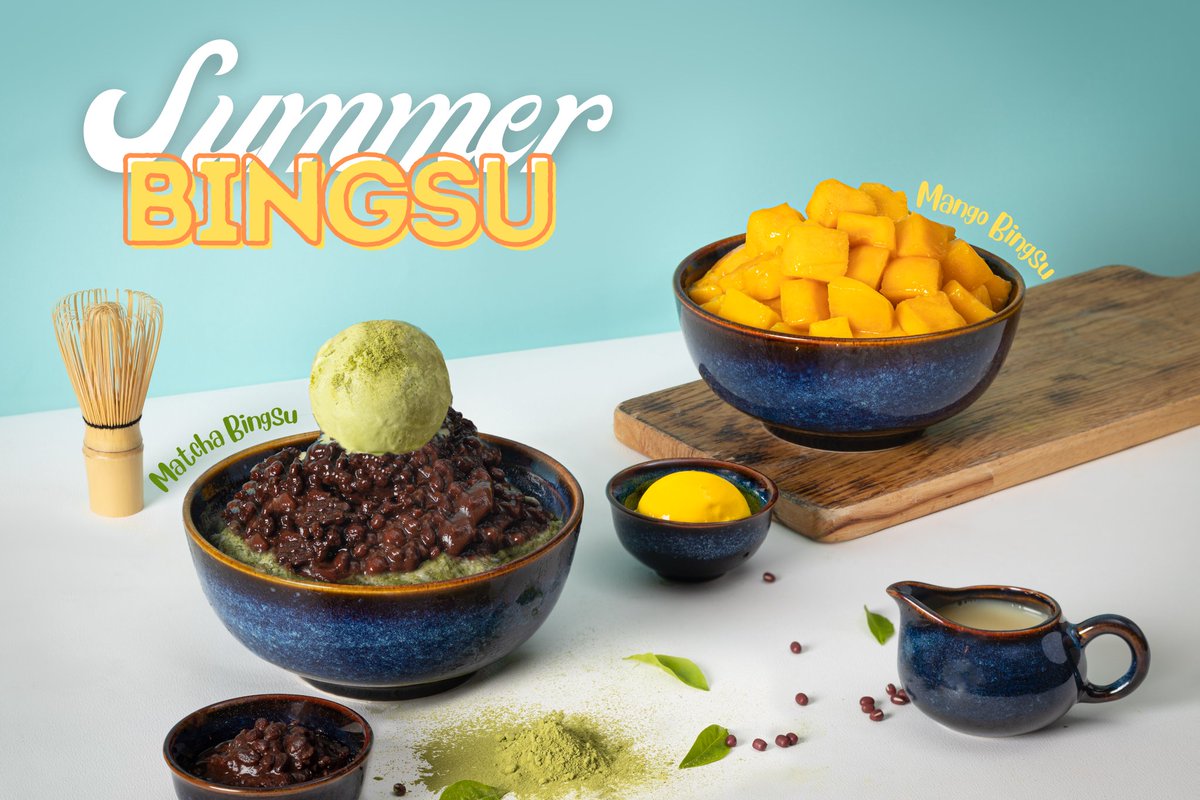 PullmanDanang's tweet photo. Summer is one of many reasons to cool down with Bingsu /빙수/ at @PullmanDanang

Treat your taste buds to the 2 most preferred flavors: Mango 🥭 &amp; Matcha 🍵 https://t.co/pazKT2F0Eu

#今日のかき氷 #오늘의빙수 #かき氷 #빙수 https://t.co/zrD2z8oQEw