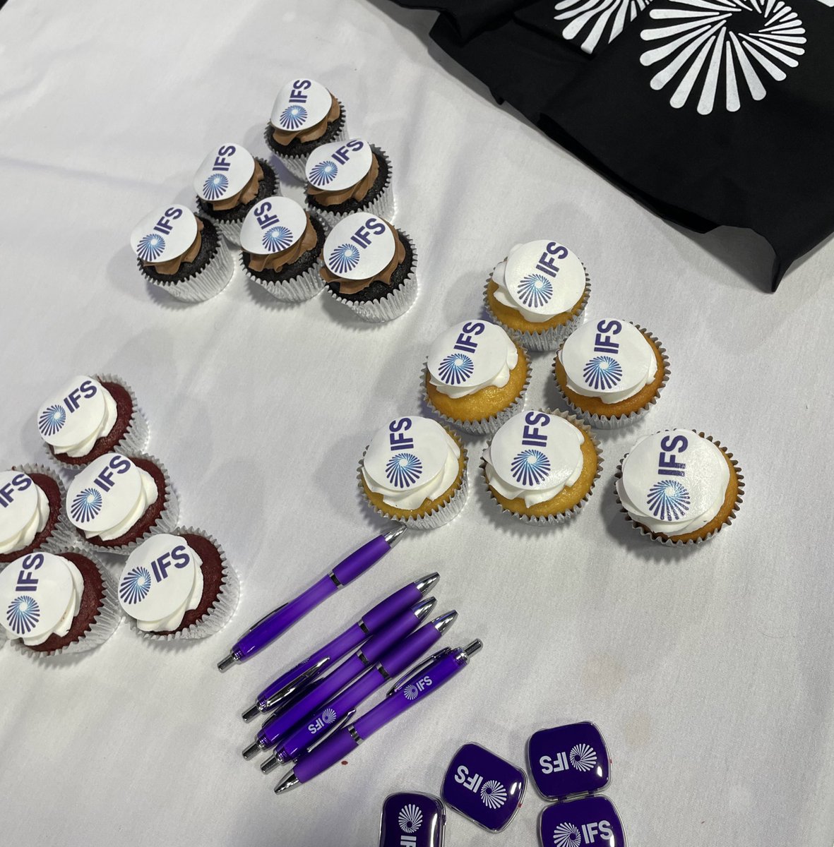 IFSUK's tweet photo. After a busy day 1 at #DI23 we are back and looking forward to continuing to chat to delegates about our Aerospace and Defence solutions.
Come and talk to us about Total Asset Readiness, IFS Cloud, and grab a cupcake!🧁
#DefenceInformation23 #TotalAssetReadiness https://t.co/aCCbNu7ZOD