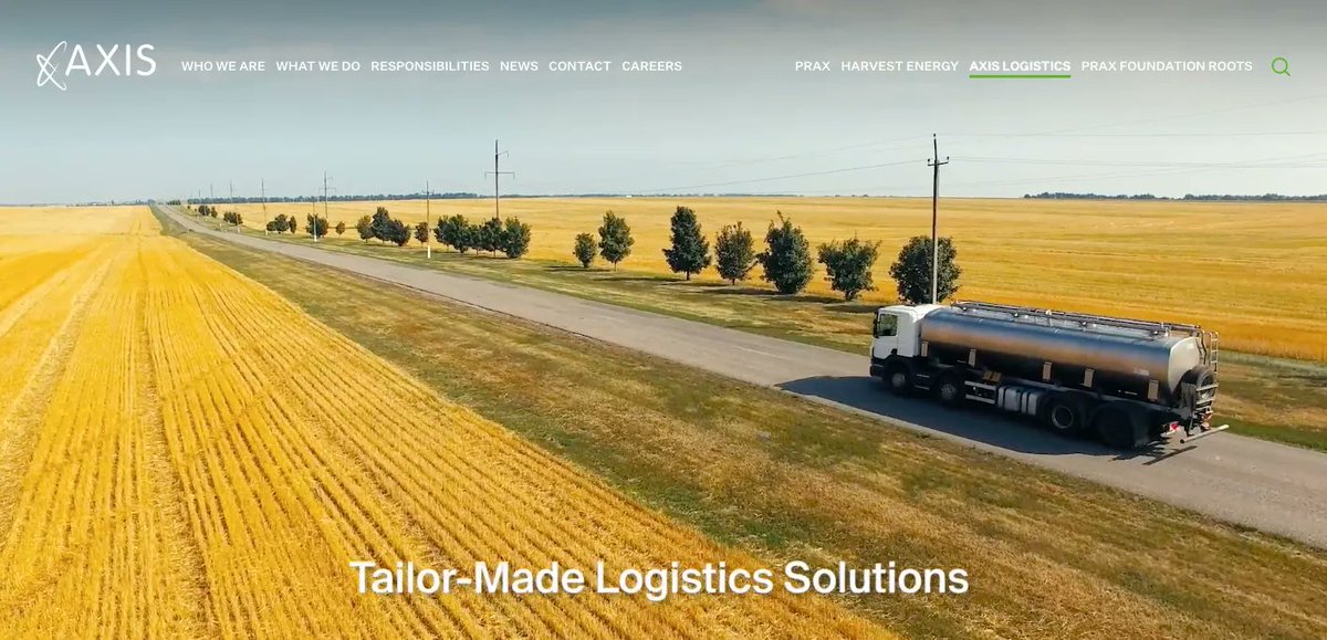 Our <a href="/_axislogistics/">Axis Logistics</a> team provides tailor-made logistics solutions that allow products to be safely and reliably delivered to our customers by road, rail, sea and pipeline. Take a look at our website here: buff.ly/3rBLK4J #AxisLogistics #Logistics