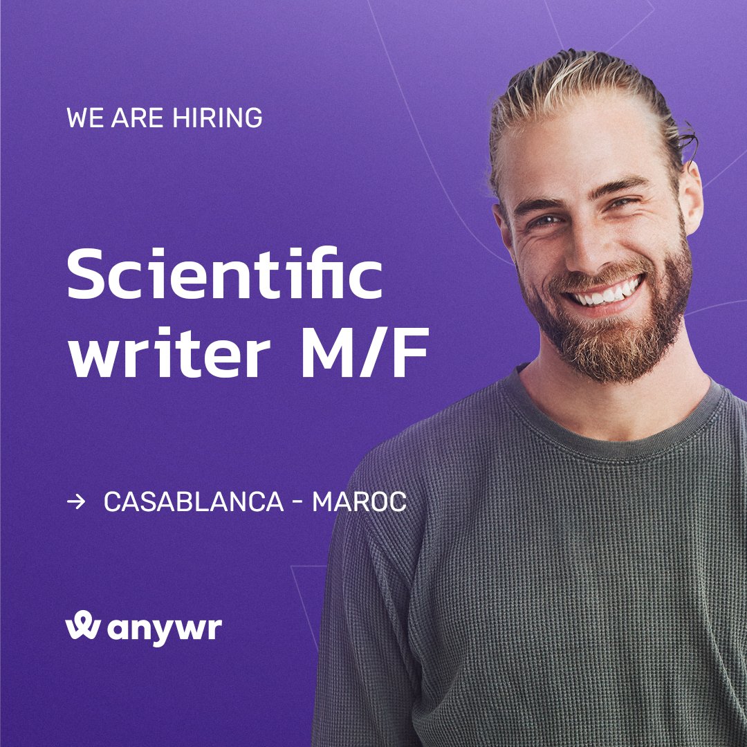 Anywr_Group's tweet photo. [🔎 JOB] We are recruiting new Talents for our clients. Apply now 🚀
- Quality Assurance Project Manager M/F 
- Regulatory Affairs Manager M/F 
- Scientific Writer M/F 
I register to the Talent Space to discover all the job offers 👉 https://t.co/kjGf5JEQfh