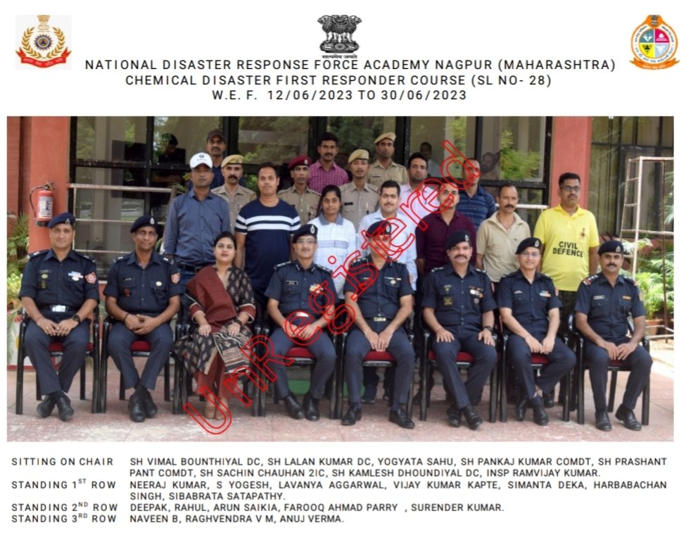 DefenceOdisha's tweet image. Civil Defence Personnel trained on Specialized course of Chemical Disaster for manage any type Chemical incident. at NDRF Academy, Nagpur. @osdmaodisha @bmcbbsr @CMO_Odisha @SecyChief @homeodisha @DMKhordha @OdishaFS_HGs_CD @IPR_Odisha @SRC_Odisha @Deockhordha @OdishaFS_HGs_CD