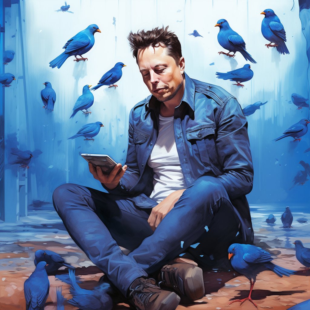 .<a href="/elonmusk/">Elon Musk</a> as <a href="/Meta/">Meta</a> launches its new app #MidjourneyAI