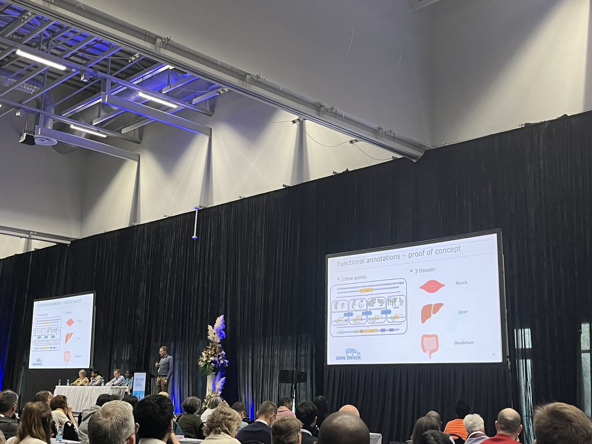Great presentation by <a href="/mariocalus/">Mario Calus</a> explaining the use of functional annotation and individual omics in genomic prediction. <a href="/faangomics/">FAANG</a> <a href="/EuroFaang/">EuroFAANG</a>  <a href="/GeneSwitch/">GENE-SWitCH</a> <a href="/GeronimoH2020/">GEroNIMO (Epi)Genome enabled monogastric breeding</a>