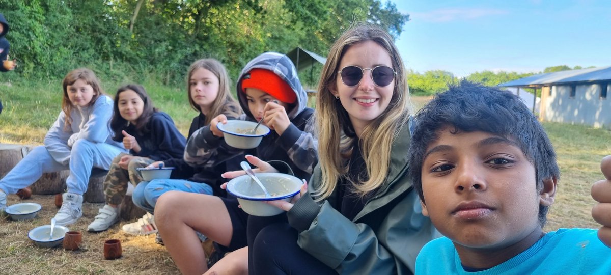 First course of our camp breakfast <a href="/headcherrytree/">Cherry Tree Headteacher</a> <a href="/CTS_Watford/">Cherry Tree Primary School</a>