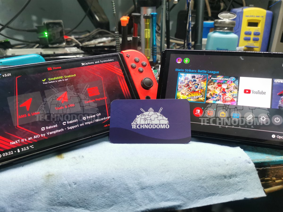 _InFabios's tweet image. Trabajo de hace unas horas, modchip a oled y reparación de placa a oled también, pura calidad ✌🏻😎 pero más hermoso Next @Vampitech