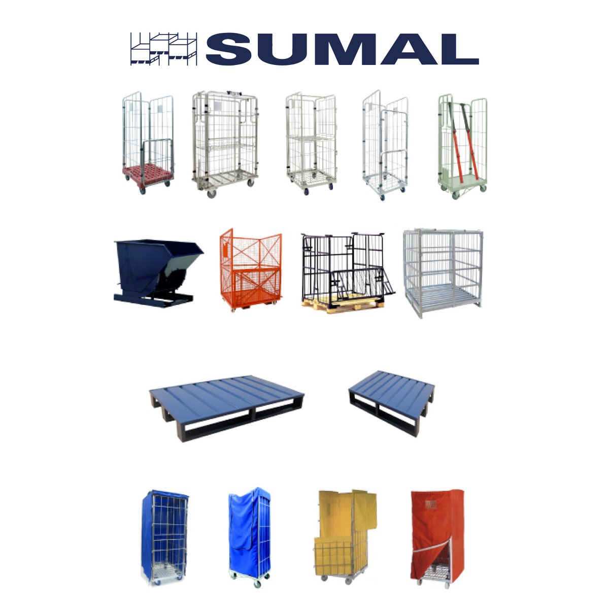 SumalSLU's tweet image. 🇪🇸 En SUMAL disponemos de una amplia gama de modelos de roll container y contenedores metálicos para solucionar cualquier necesidad de almacenaje, transporte o logística que pueda surgirte: buff.ly/44APHHx

#SUMAL #rollcontainer