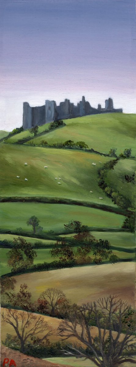 Click on the photograph for full view of the painting  #carregcennencastle