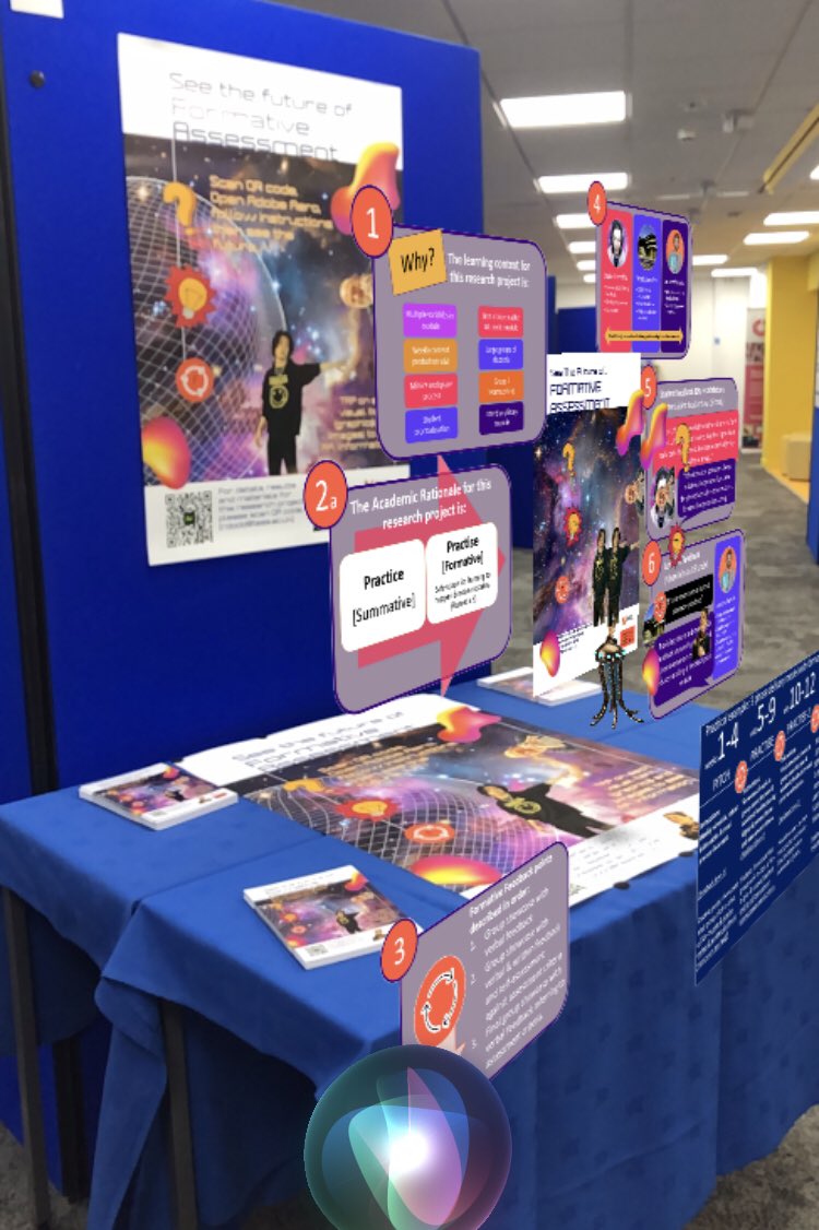 Lima Braavo (@racheldoddh) on Twitter photo An AR poster? Yes 👍! Check out this at Advance HE’s TL Conference today - info floating in space at the tap of a finger. Amazing 🤩 #TLConf23 <a href="/CreativeArtTees/">School of Arts & Creative Industries</a> <a href="/KeeleUniversity/">Keele University 🐿️</a> #AdobeAero #Adobe An AR poster? Yes 👍! Check out this at Advance HE’s TL Conference today - info floating in space at the tap of a finger. Amazing 🤩 #TLConf23 <a href="/CreativeArtTees/">School of Arts & Creative Industries</a> <a href="/KeeleUniversity/">Keele University 🐿️</a> #AdobeAero #Adobe