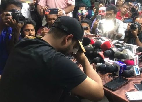 Bangladesh Legend Tamim Iqbal breaks in tears announcing sudden retirement before WC and Asia Cup. 34-years old batter scored over 8K ODI runs. He had scored a fifty in 2007 WC against India too.