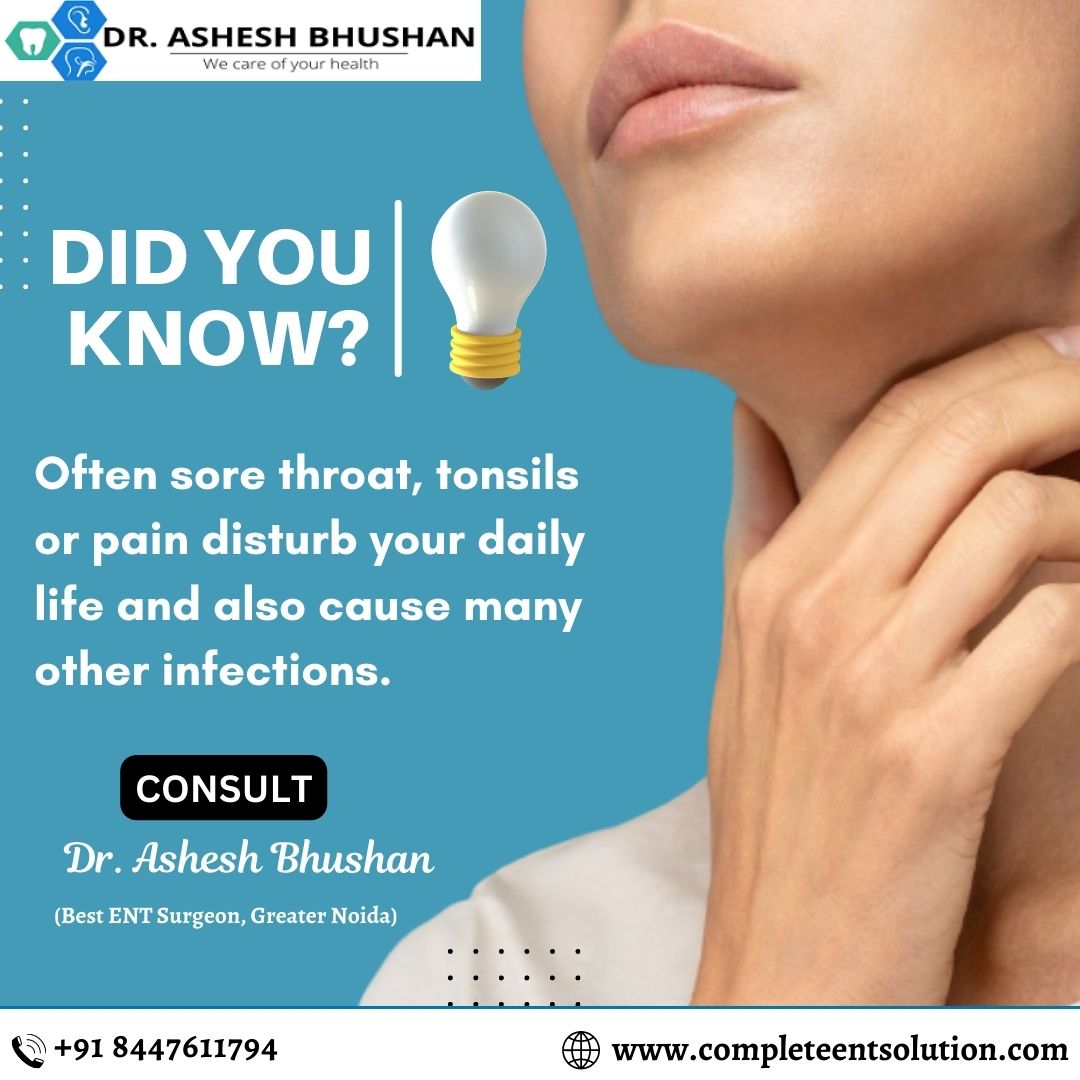 drasheshent's tweet photo. DID YOU KNOW📷
---
Often sore throat, tonsils or pain disturb your daily life and also cause many other infections.
****
Consult With Dr. Ashesh Bhushan
.
📷Contact @ (+91) 8447611794
****
#drasheshbhushan #helathytips #sorethroat #flu #cough #health #cold #immunesystem #earache https://t.co/wKmvNTVQaG