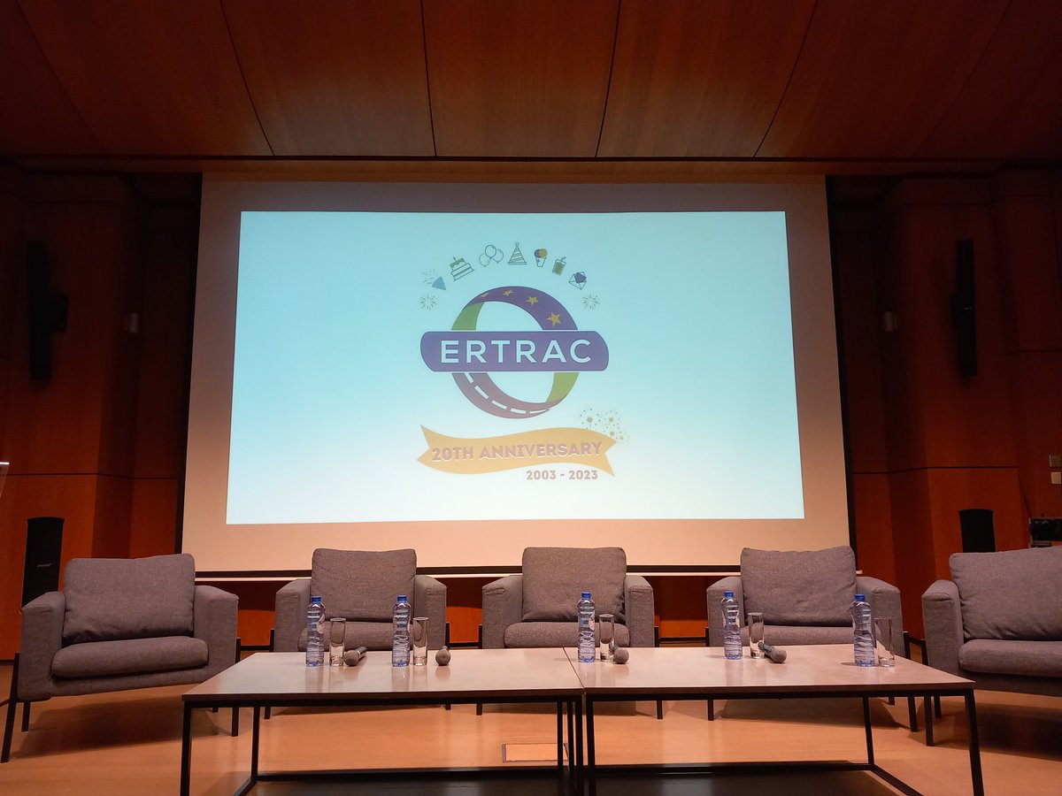 Welcome to #ERTRAC2023 annual conference: special 20th Anniversary edition! Today will be dedicated to discuss #transportresearch and the next challenges for the future of mobility.