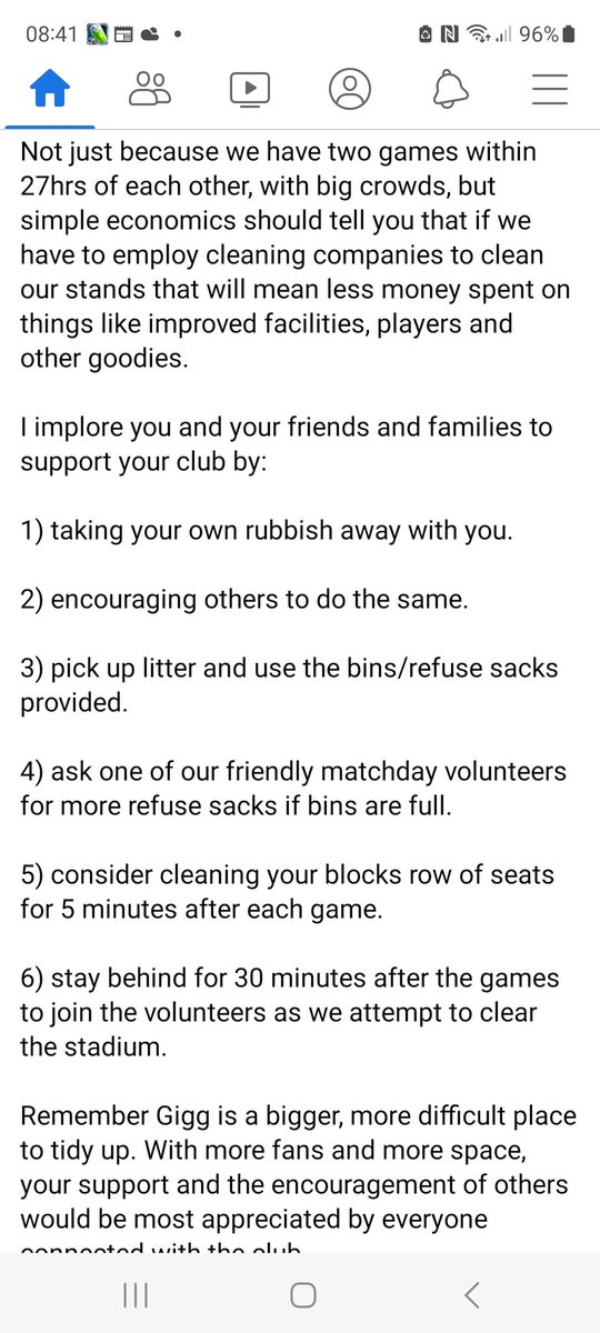 Going to Gigg Lane this weekend to watch @buryfcofficial? It's our ground and our club, please help the volunteers be tidying up after yourselves. Let's make this a weekend to be proud of and enjoy the game #BuryFC