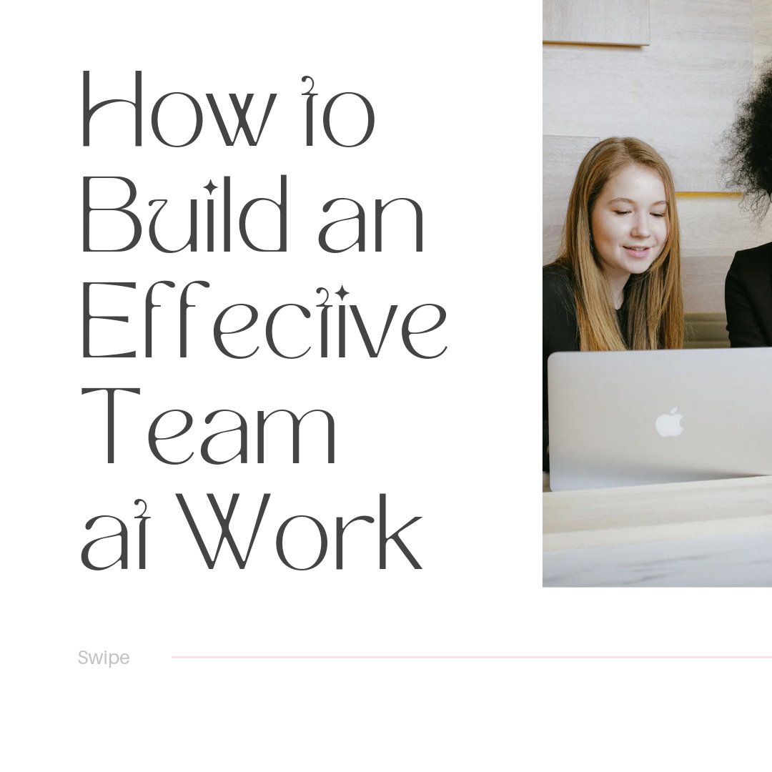 Anyjobng's tweet photo. Creating an effective team at work is key to a successful and productive working environment! It's all about ensuring everyone is on the same page and that everyone's skills and contributions are respected. Here are a few tips to help employers build a team that works
#TeamWork https://t.co/ne6BCureuz