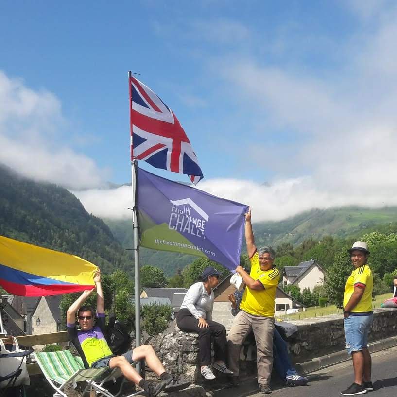 FreeRangeChalet's tweet photo. LE TOUR
Sadly for the first time since we've lived here, we won't be out on the side of the road waving our trusty Free Range Chalet flag at the Riders.
Here's some highlights from previous years though!
#Flag #TeamFreeRange #TourdeFrance2023 #LeTour #Pyrenees #Pyrenees31 https://t.co/AJ1TSzZ6bS