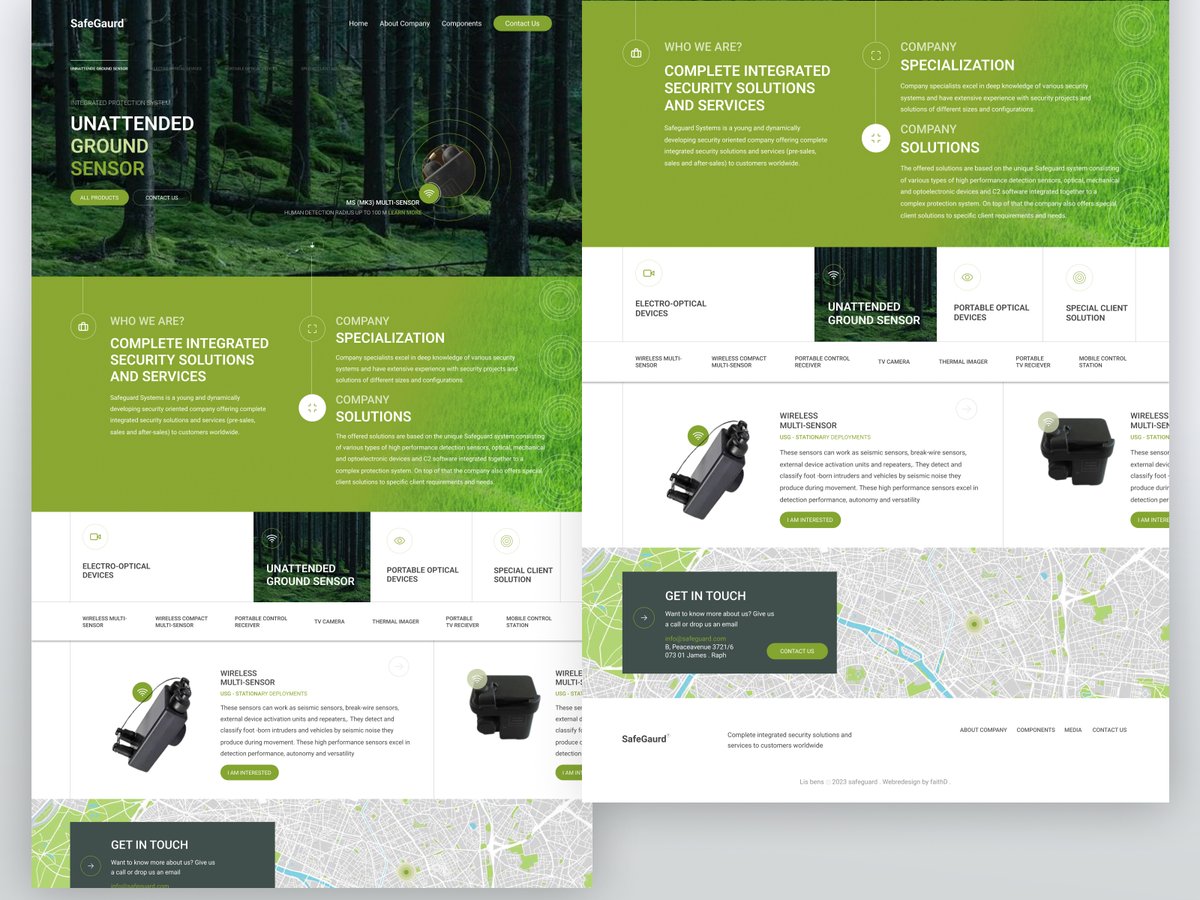 Here, is my recent design on sensor web page.. inspired by dribbble