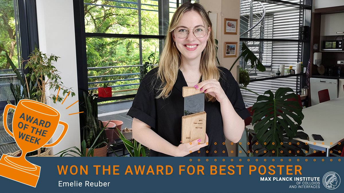 Congratulations, <a href="/EmelieReuber/">Emelie Ellen Reuber</a>! 🏅
As part of our 30th anniversary scientific symposium, we hosted a poster session. 📜 From a total of 21 posters, our guests were able to vote for their favourite. With a total of 127 votes, Emelie Reuber was chosen as the winner! 🥇 #PosterAward